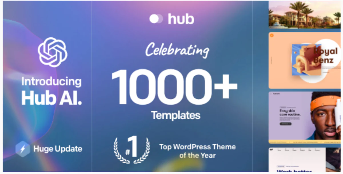 Hub - Responsive Multi-Purpose WordPress Theme